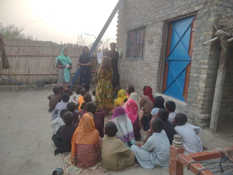 Teacher and children's  Teacher and children's