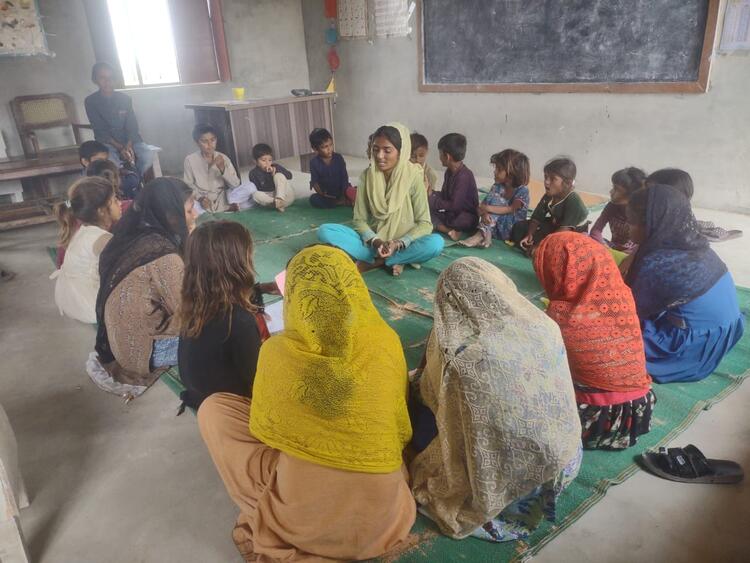 Children's work with group  Children's work with group